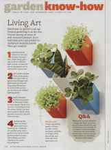 Better Homes & Gardens May 2011 Magazine Article: Living Art