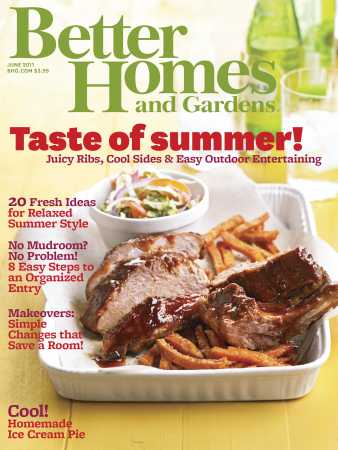 Better Homes & Gardens June 2011 Magazine