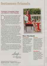 Better Homes & Gardens June 2011 Magazine Article: Summer is sweeter when you share it with friends