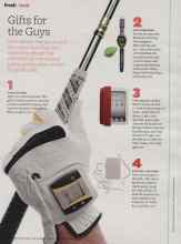 Better Homes & Gardens June 2011 Magazine Article: Gifts for the Guys