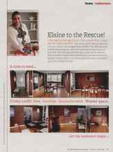 Better Homes & Gardens June 2011 Magazine Article: Elaine to the Rescue!
