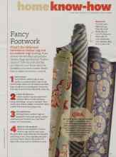 Better Homes & Gardens June 2011 Magazine Article: Fancy Footwork