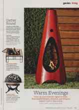 Better Homes & Gardens June 2011 Magazine Article: Warm Evenings