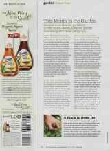 Better Homes & Gardens June 2011 Magazine Article: This Month in the Garden