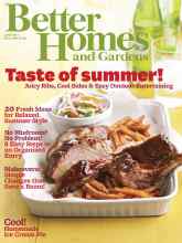 Better Homes & Gardens June 2011 Magazine Cover
