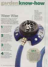 Better Homes & Gardens July 2011 Magazine Article: Water Wise