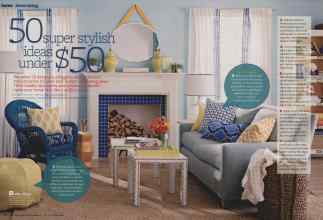 Better Homes & Gardens July 2011 Magazine Article: 50 super stylish ideas under $50