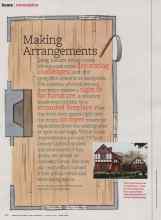 Better Homes & Gardens August 2011 Magazine Article: Making Arrangements