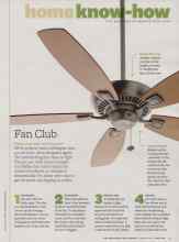 Better Homes & Gardens August 2011 Magazine Article: Fan Club