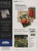 Better Homes & Gardens August 2011 Magazine Article: Vintage Vegetables