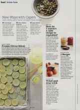 Better Homes & Gardens August 2011 Magazine Article: New Ways with Capers