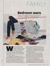 Better Homes & Gardens August 2011 Magazine Article: Bedroom wars