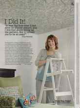 Better Homes & Gardens August 2011 Magazine Article: I Did It!