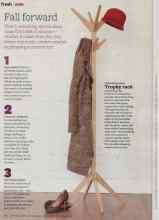 Better Homes & Gardens September 2011 Magazine Article: Trophy rack