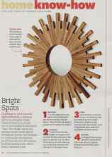 Better Homes & Gardens September 2011 Magazine Article: Bright Spots