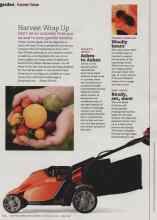 Better Homes & Gardens September 2011 Magazine Article: Harvest Wrap Up