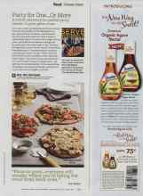 Better Homes & Gardens September 2011 Magazine Article: Party for One... Or More