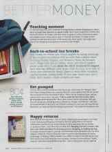 Better Homes & Gardens September 2011 Magazine Article: Teaching moment