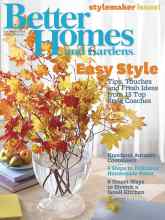 Better Homes & Gardens September 2011 Magazine Cover