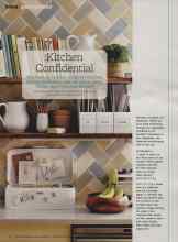 Better Homes & Gardens October 2011 Magazine Article: Kitchen Confidential