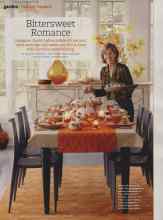 Better Homes & Gardens October 2011 Magazine Article: Bittersweet Romance