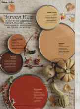 Better Homes & Gardens November 2011 Magazine Article: Harvest Hues