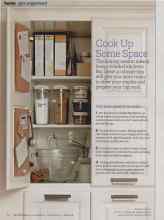 Better Homes & Gardens November 2011 Magazine Article: Cook Up Some Space