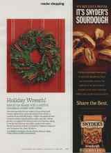 Better Homes & Gardens November 2011 Magazine Article: Holiday Wreath!