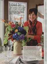 Better Homes & Gardens November 2011 Magazine Article: I Did It!