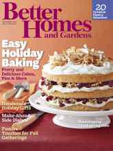 Better Homes & Gardens November 2011 Magazine Cover