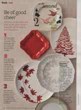 Better Homes & Gardens December 2011 Magazine Article: Gather 'round