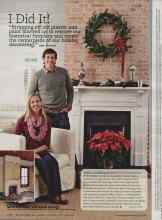 Better Homes & Gardens December 2011 Magazine Article: I Did It!