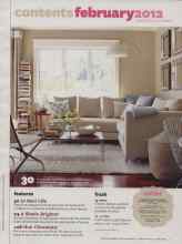 Better Homes & Gardens February 2012 Magazine Article: Page 1