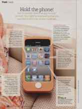 Better Homes & Gardens February 2012 Magazine Article: Hold the phone!