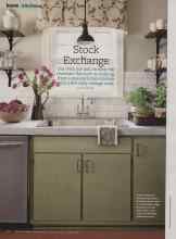 Better Homes & Gardens February 2012 Magazine Article: Stock Exchange