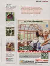 Better Homes & Gardens February 2012 Magazine Article: 3 Early-Bird Blooms