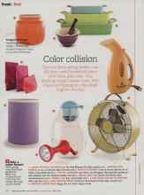 Better Homes & Gardens March 2012 Magazine Article: Color collision