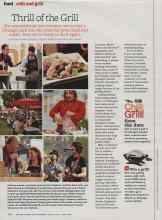 Better Homes & Gardens March 2012 Magazine Article: Thrill of the Grill