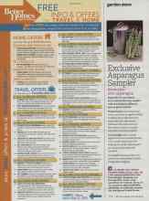 Better Homes & Gardens March 2012 Magazine Article: Exclusive Asparagus Sampler