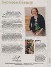 Better Homes & Gardens April 2012 Magazine Article: Garden fresh