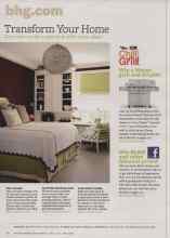 Better Homes & Gardens April 2012 Magazine Article: Transform Your Home