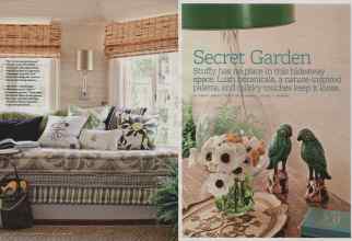 Better Homes & Gardens April 2012 Magazine Article: Secret Garden