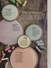 Better Homes & Gardens May 2012 Magazine Article: Chalky Pastels