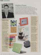 Better Homes & Gardens May 2012 Magazine Article: Stephen Fraser is...