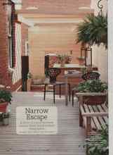 Better Homes & Gardens May 2012 Magazine Article: Narrow Escape