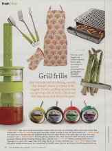 Better Homes & Gardens June 2012 Magazine Article: Grill frills