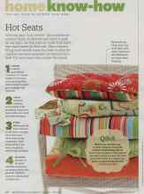 Better Homes & Gardens June 2012 Magazine Article: Hot Seats