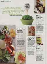 Better Homes & Gardens June 2012 Magazine Article: Cheese to please