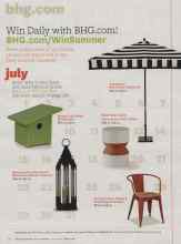Better Homes & Gardens July 2012 Magazine Article: Win Daily with BHG.com!