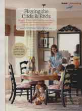 Better Homes & Gardens July 2012 Magazine Article: Playing the Odds & Ends